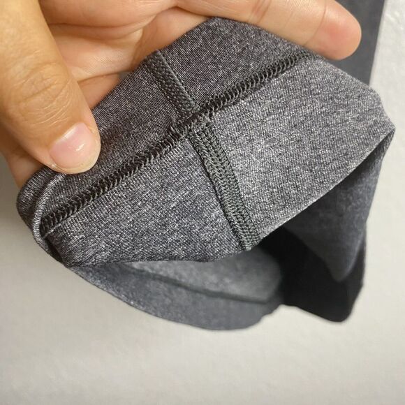 Lululemon Color Me Ombre Bike Short Black Gray 9" YogA 4 Athletic Gym Biker - Picture 9 of 12